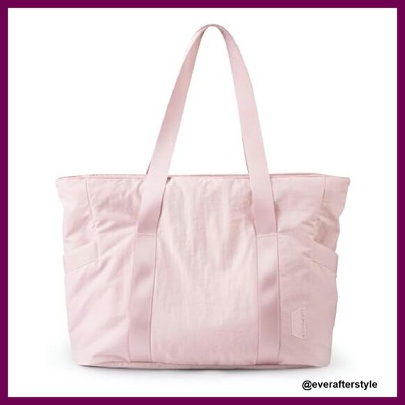 Zippered Work Tote with Yoga Mat Strap Lightweight Durable Multi-Compartment Bag - Picture 2 of 8